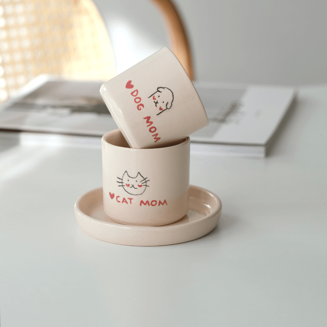 Cat Mom Tiny Set