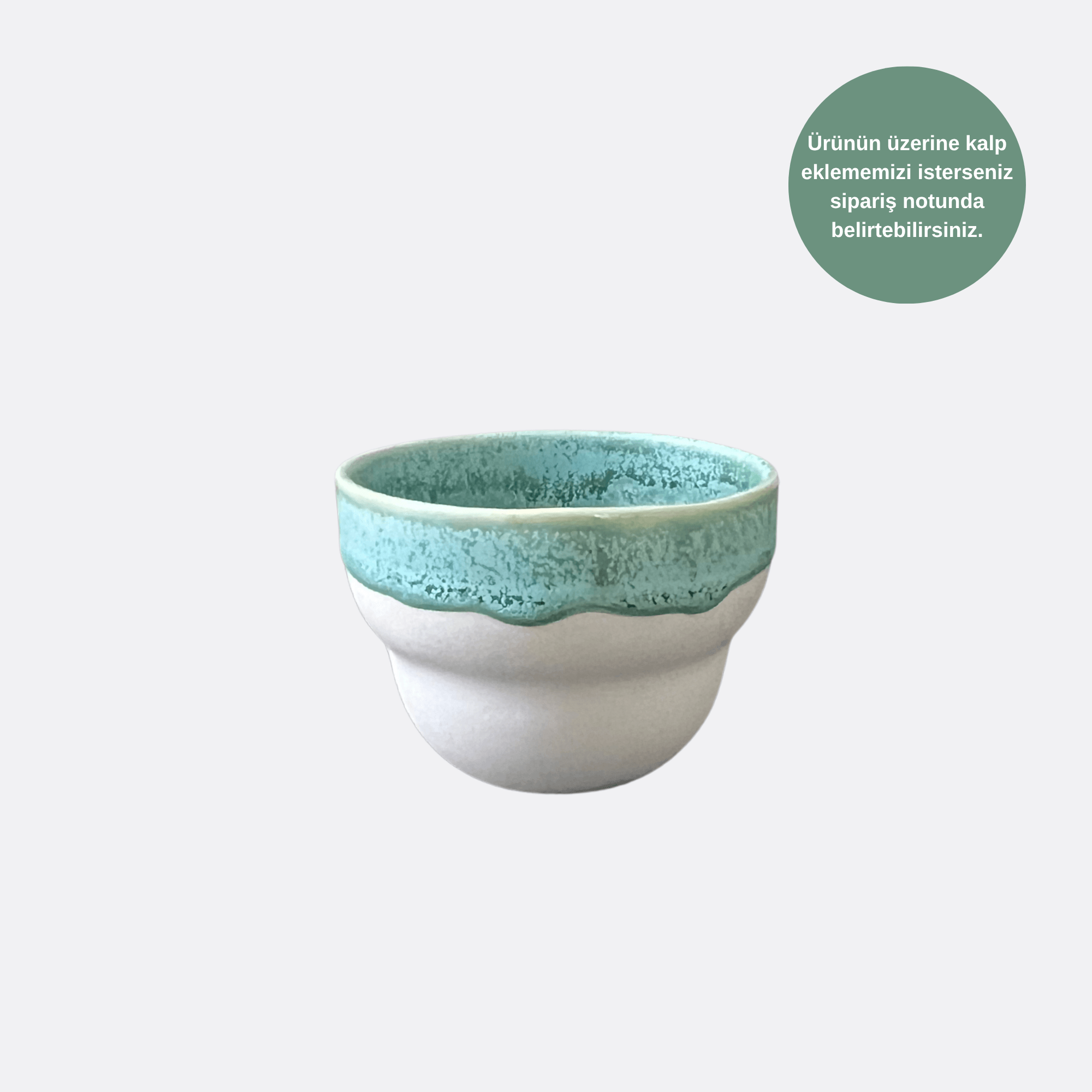 Azure Stoneware Bubble Mug