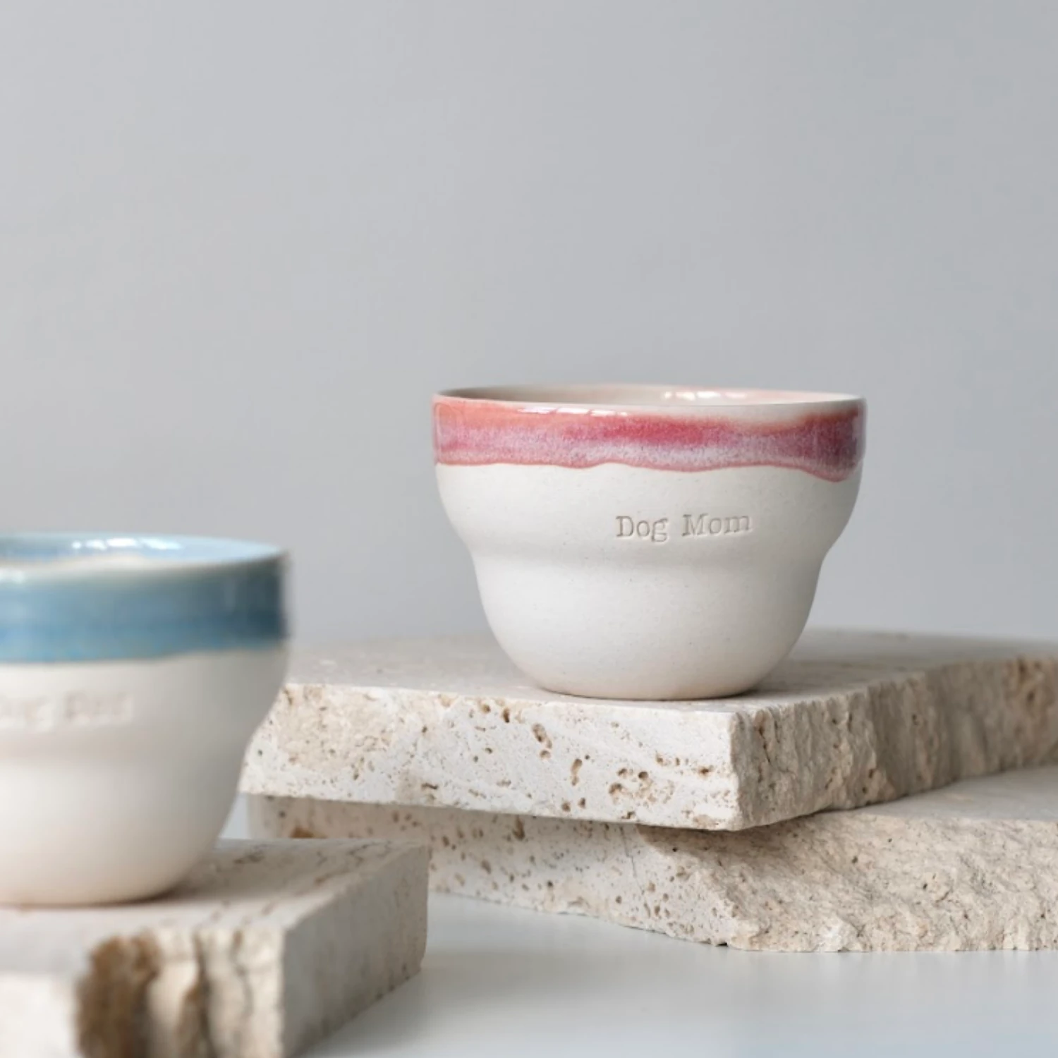 Dog Mom Stoneware Bubble Mug