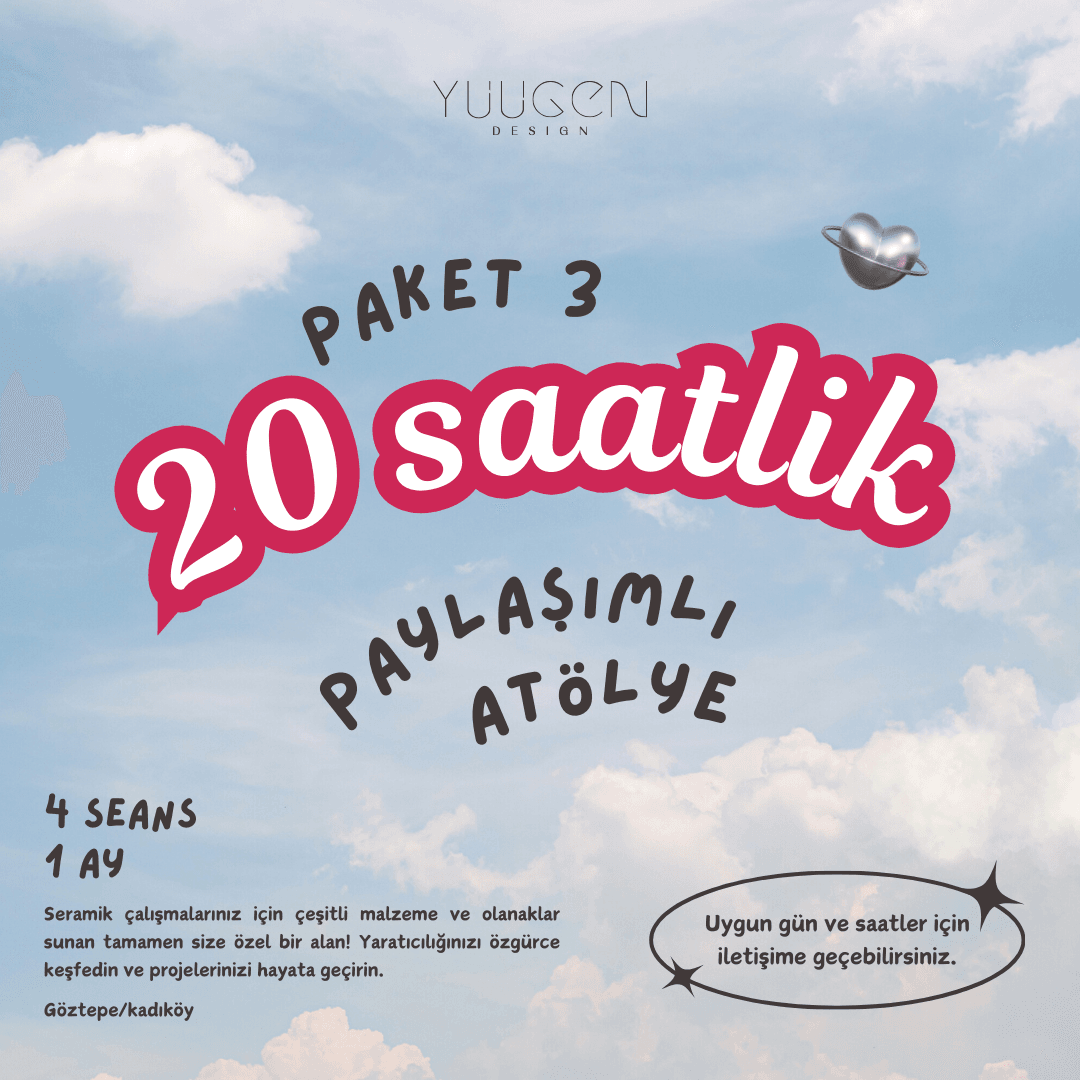 Paylaşımlı Atölye (20 Saatlik Paket)