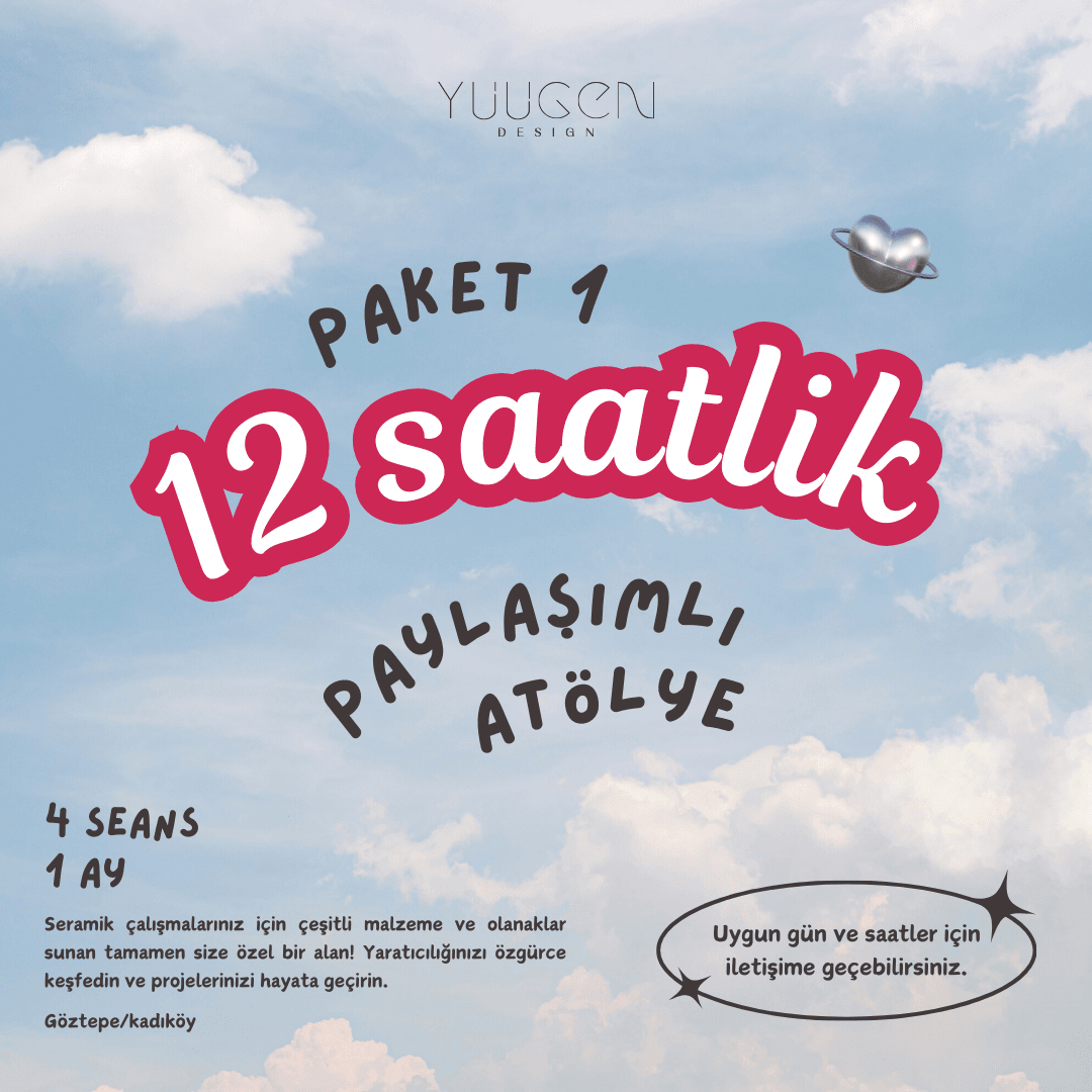 Paylaşımlı Atölye (12 Saatlik Paket)