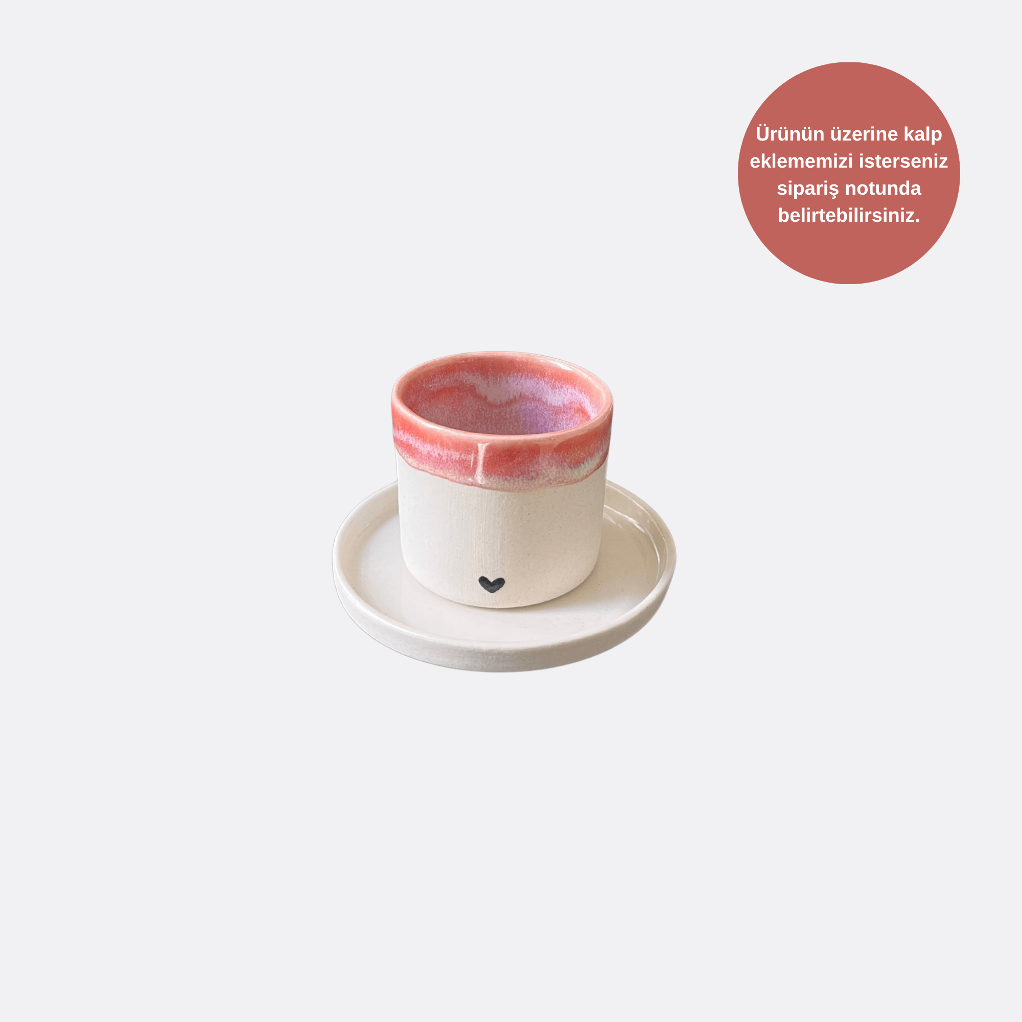 Flora Stoneware Türk Kahvesi / Espresso Fincan Seti 