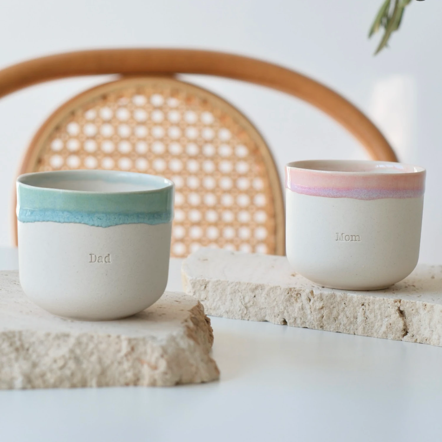 Dad Stoneware Tombul Mug 1