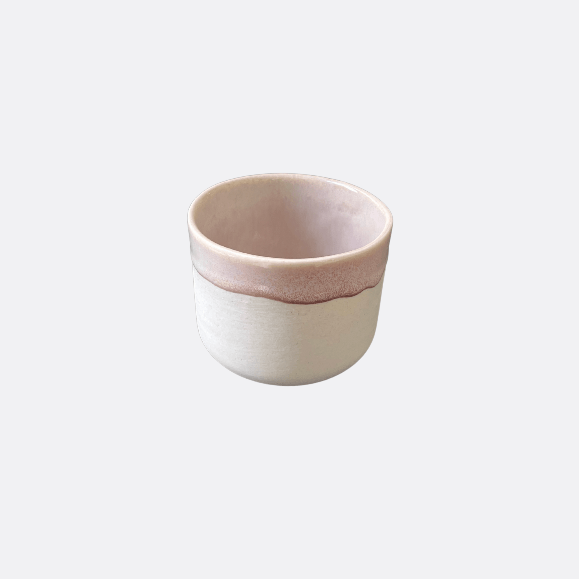 Beige Stoneware Tombul Mug