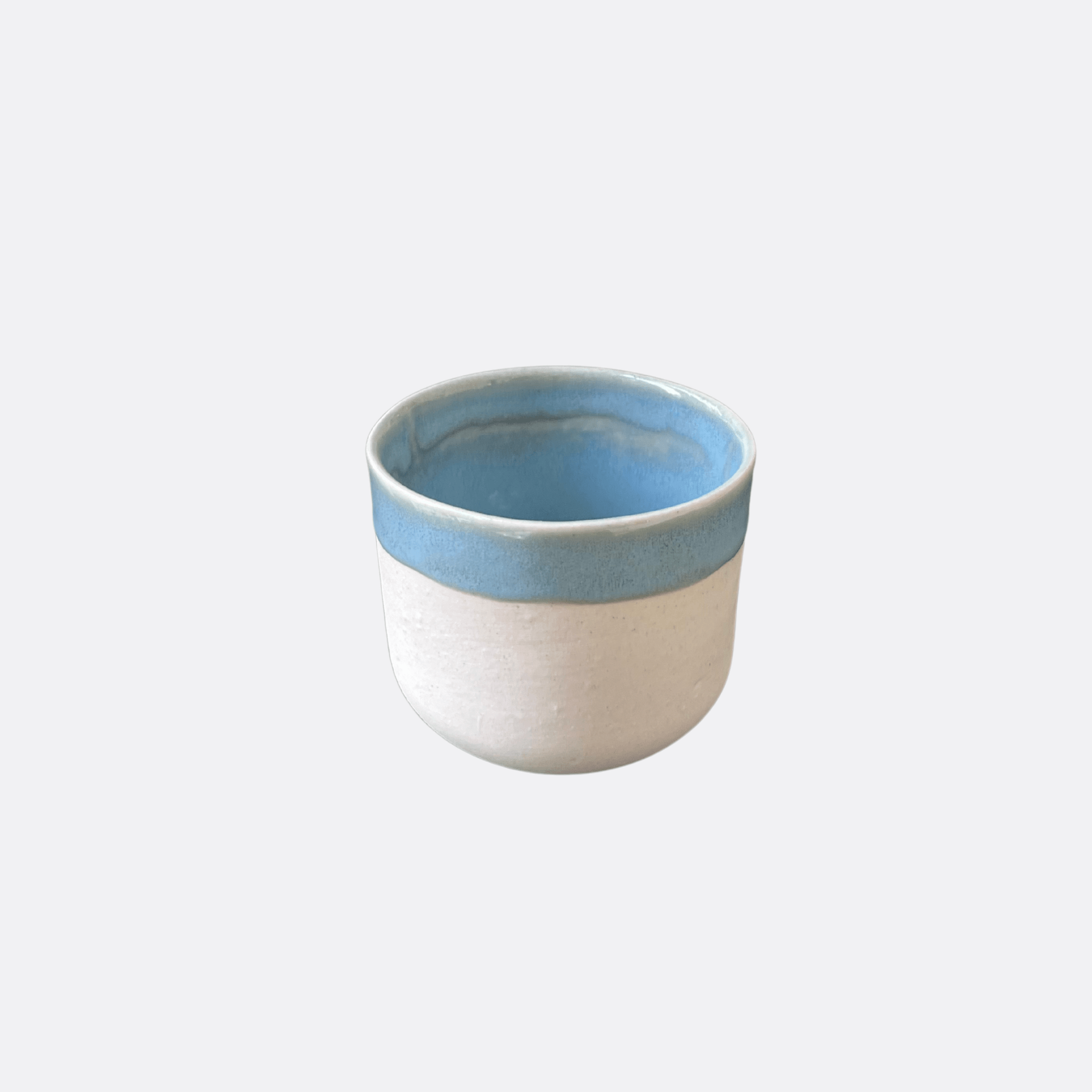 Baby Blue Stoneware Tombul Mug