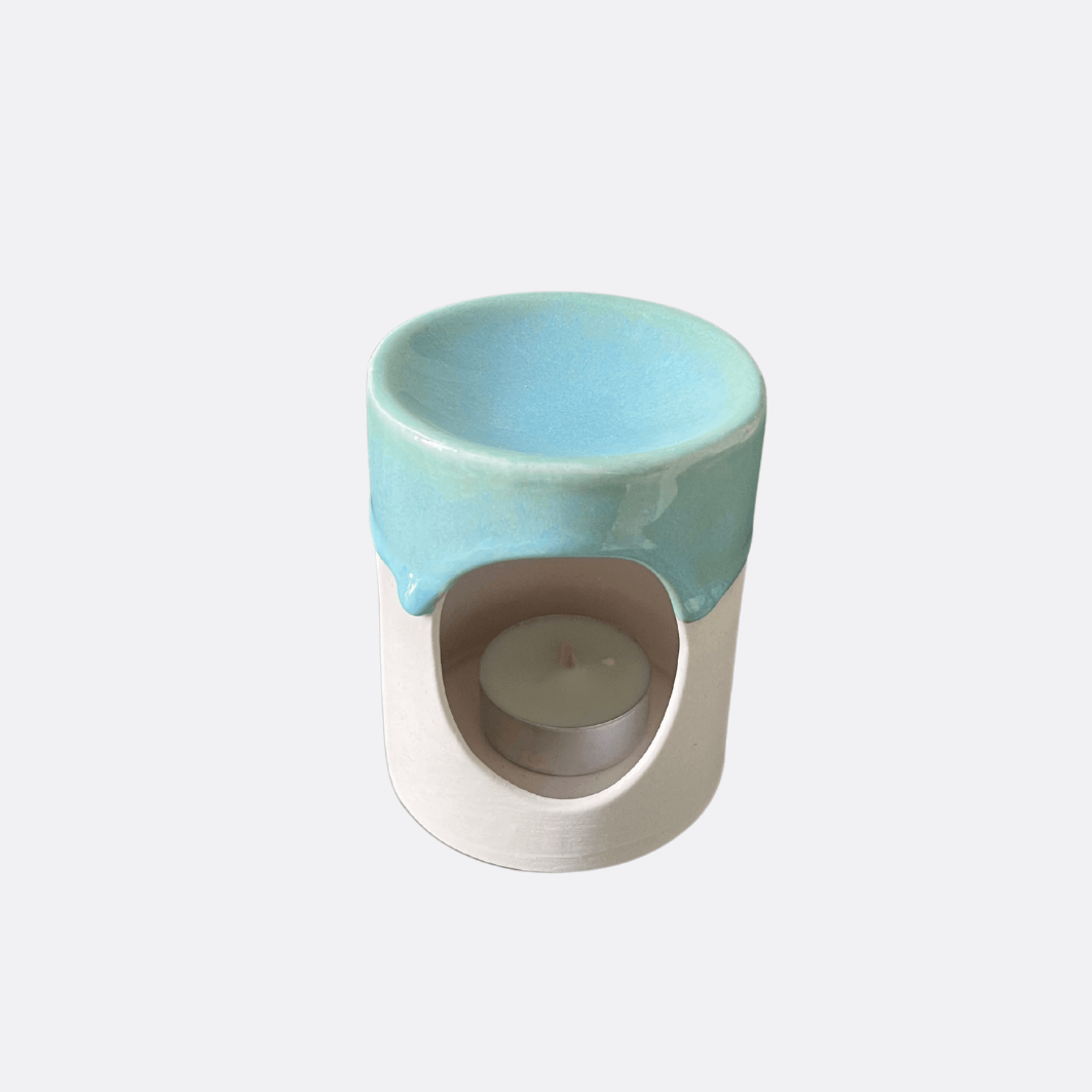 Aqua Stoneware Buhurdanlık