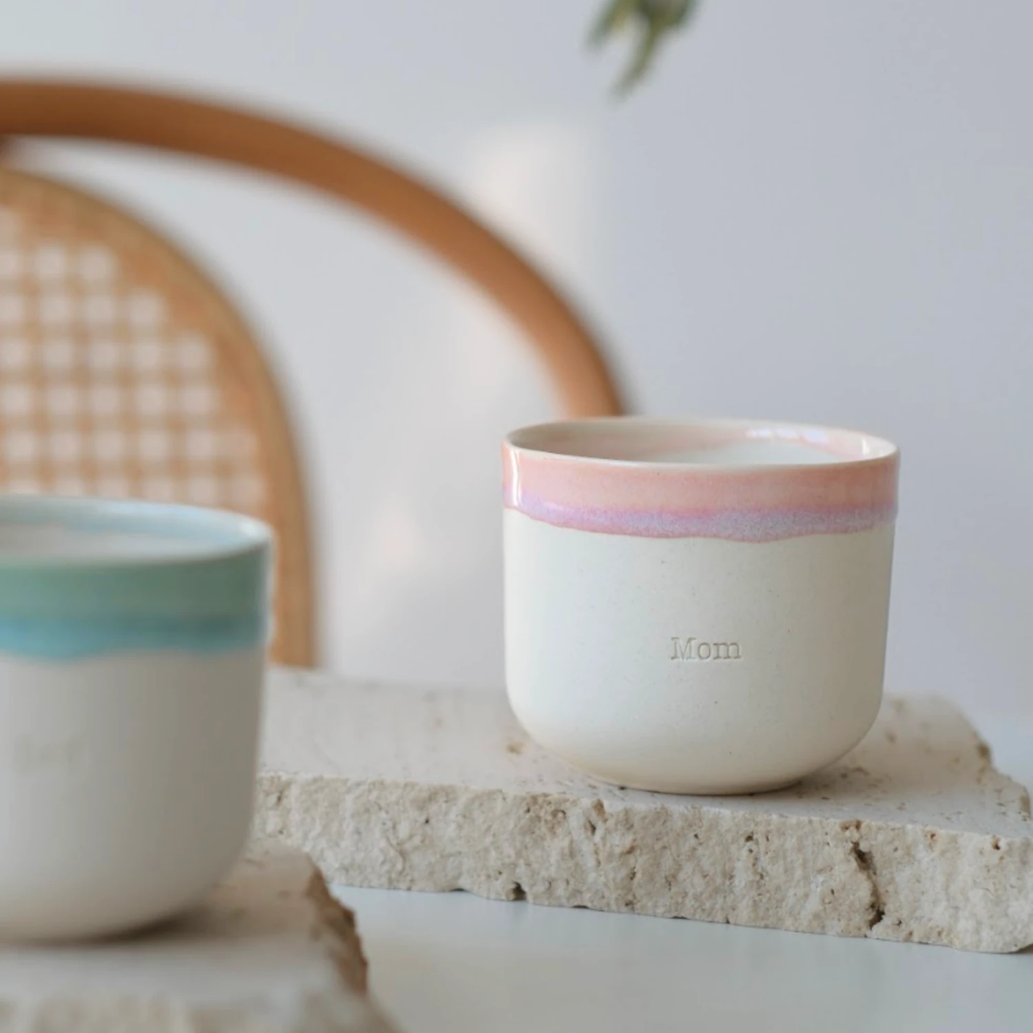 Mom Stoneware Tombul Mug 1