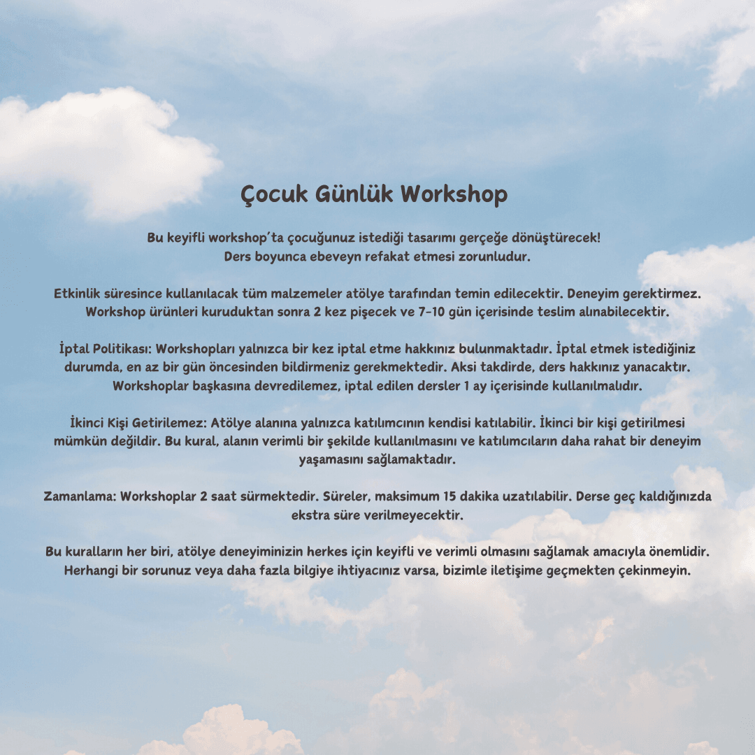 Çocuk Günlük Workshop 