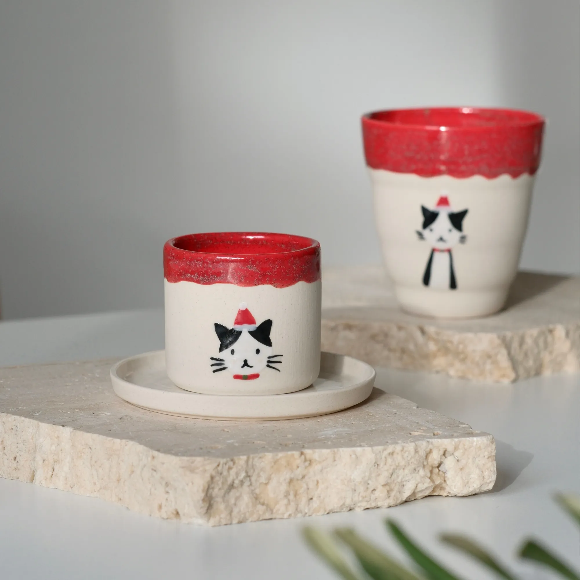 Meow Christmas Fincan Seti