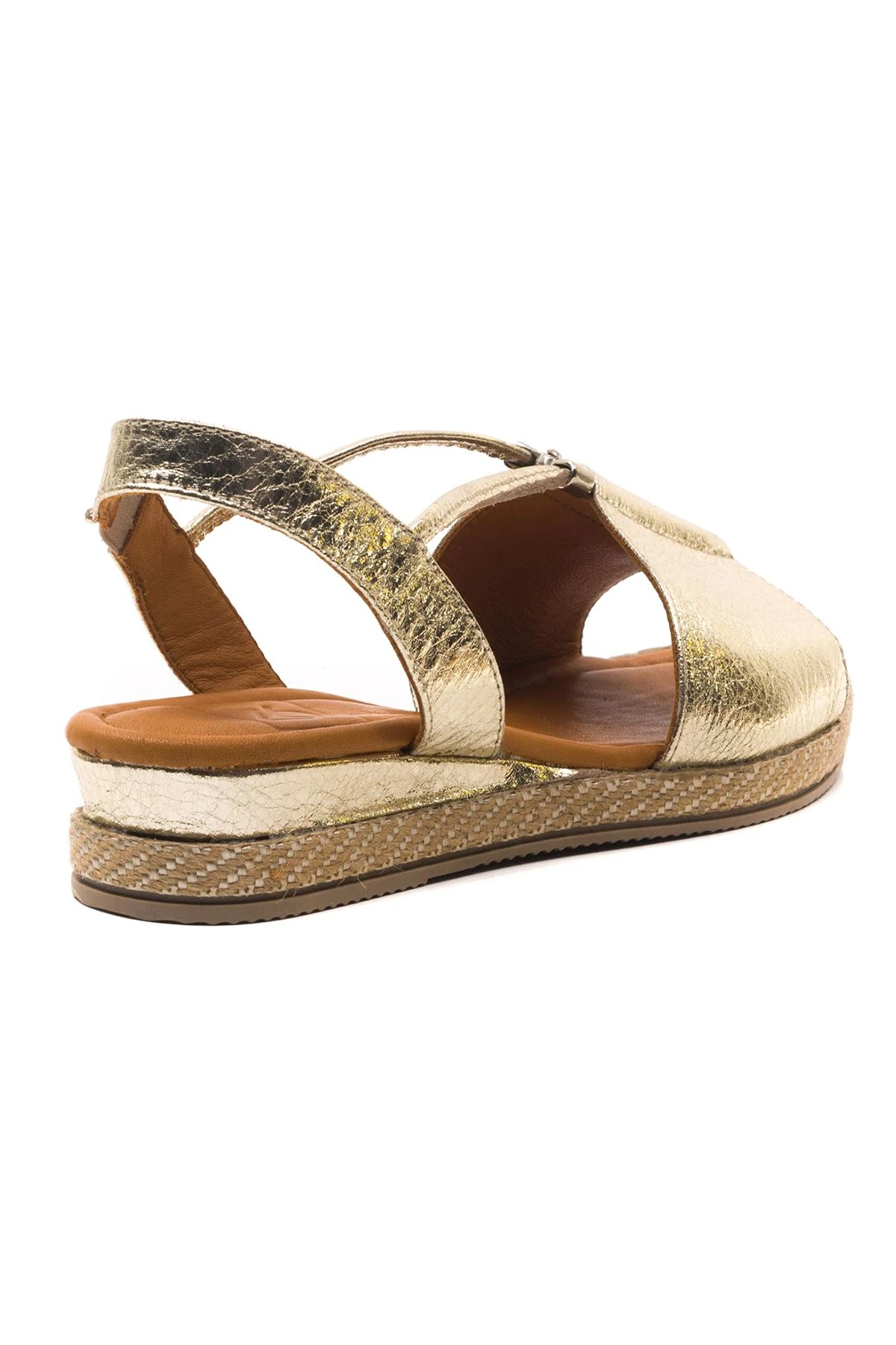 Serena Kadın Deri Sandalet Dore
