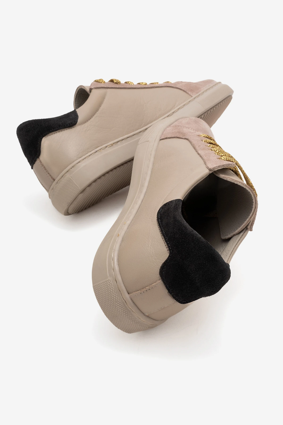 Brendon Kadın Spor Ayakkabı Gri-Siyahsüet