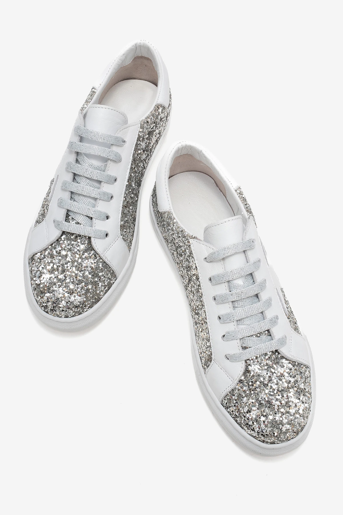 Brendon Kadın Spor Ayakkabı Beyaz-Cam-Kırığı