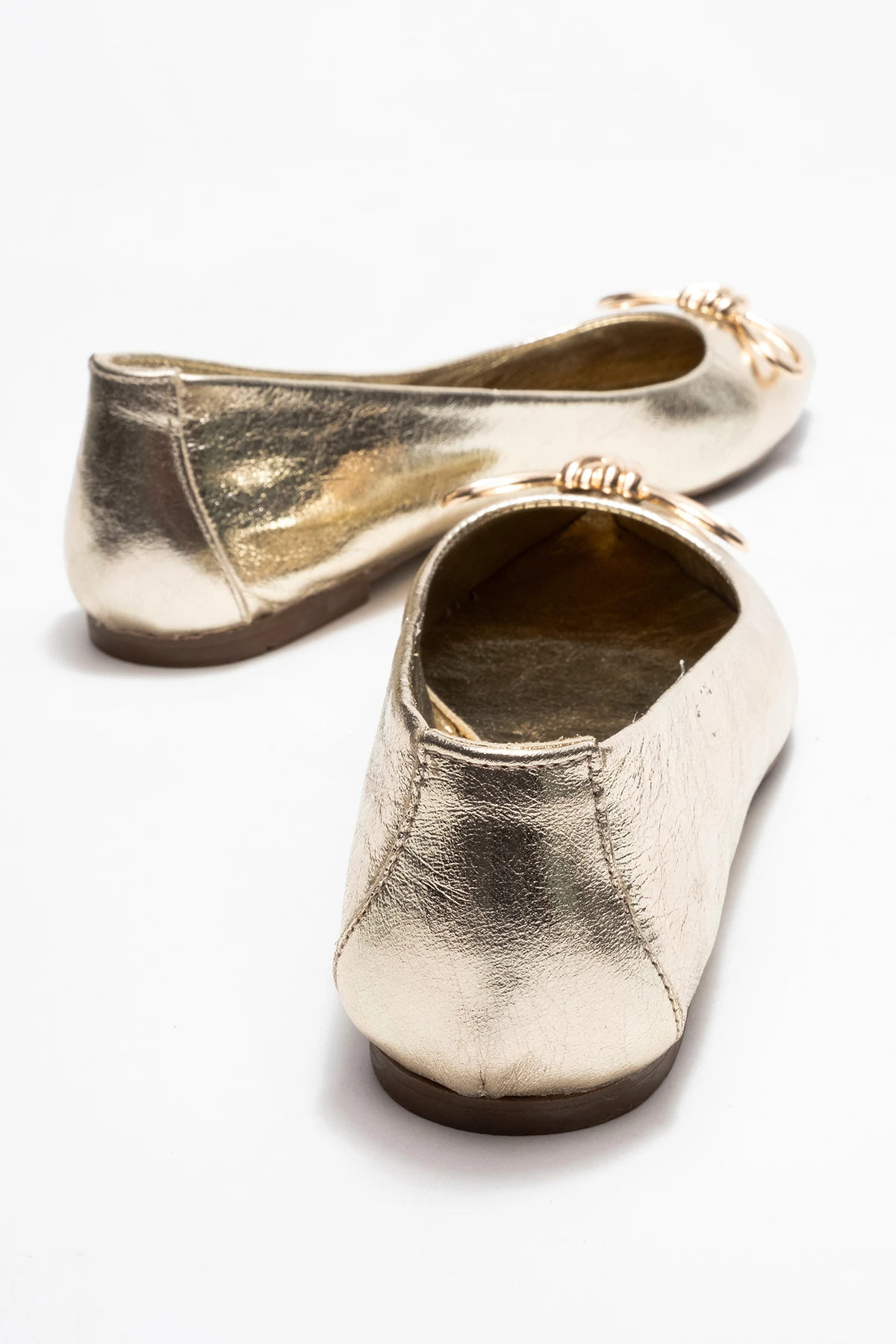 Veibola Kadın Deri Babet Dore