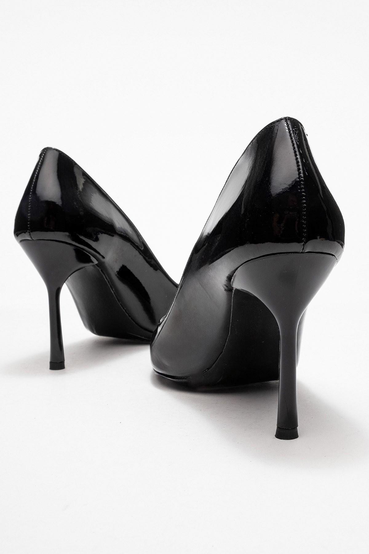 Anelia Kadın Stiletto Siyah Rugan