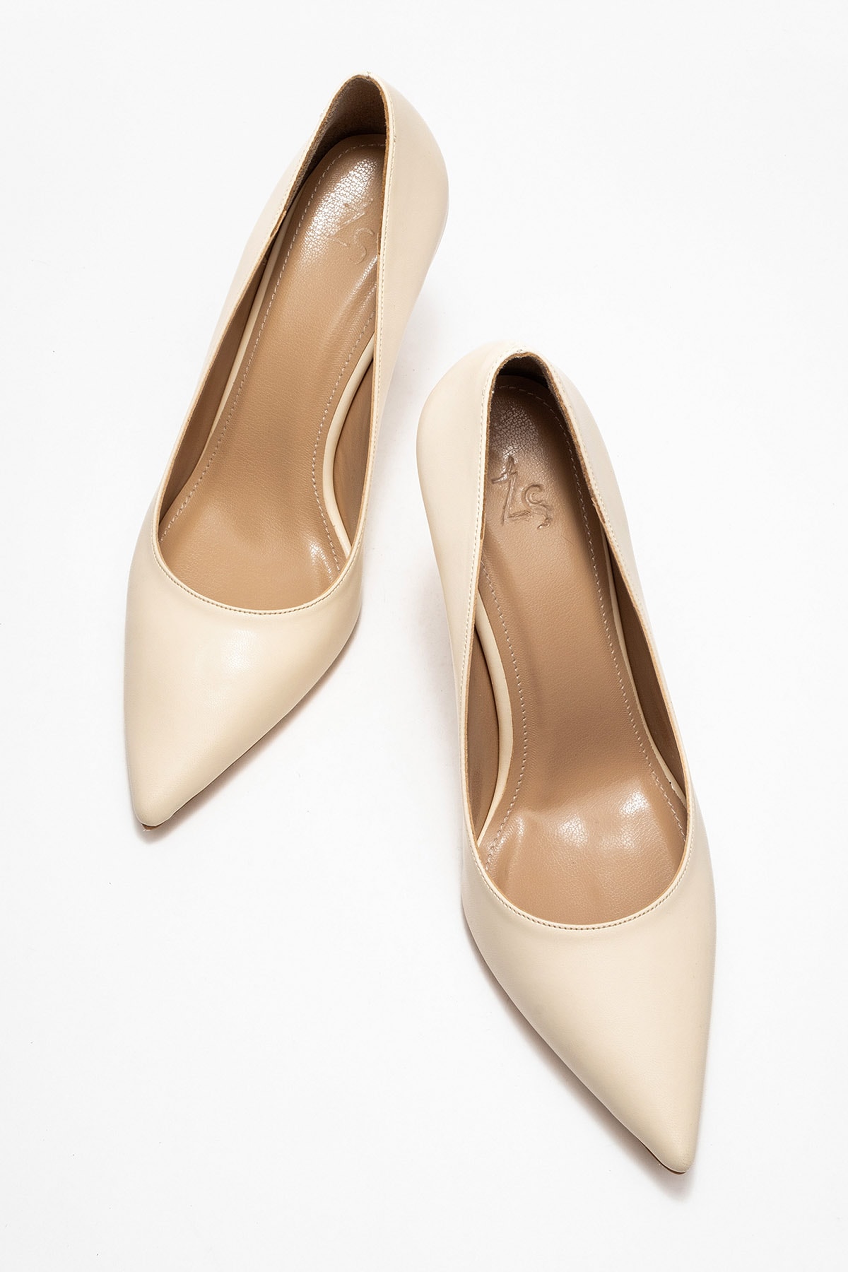 Bolinya Kadın Stiletto Bej