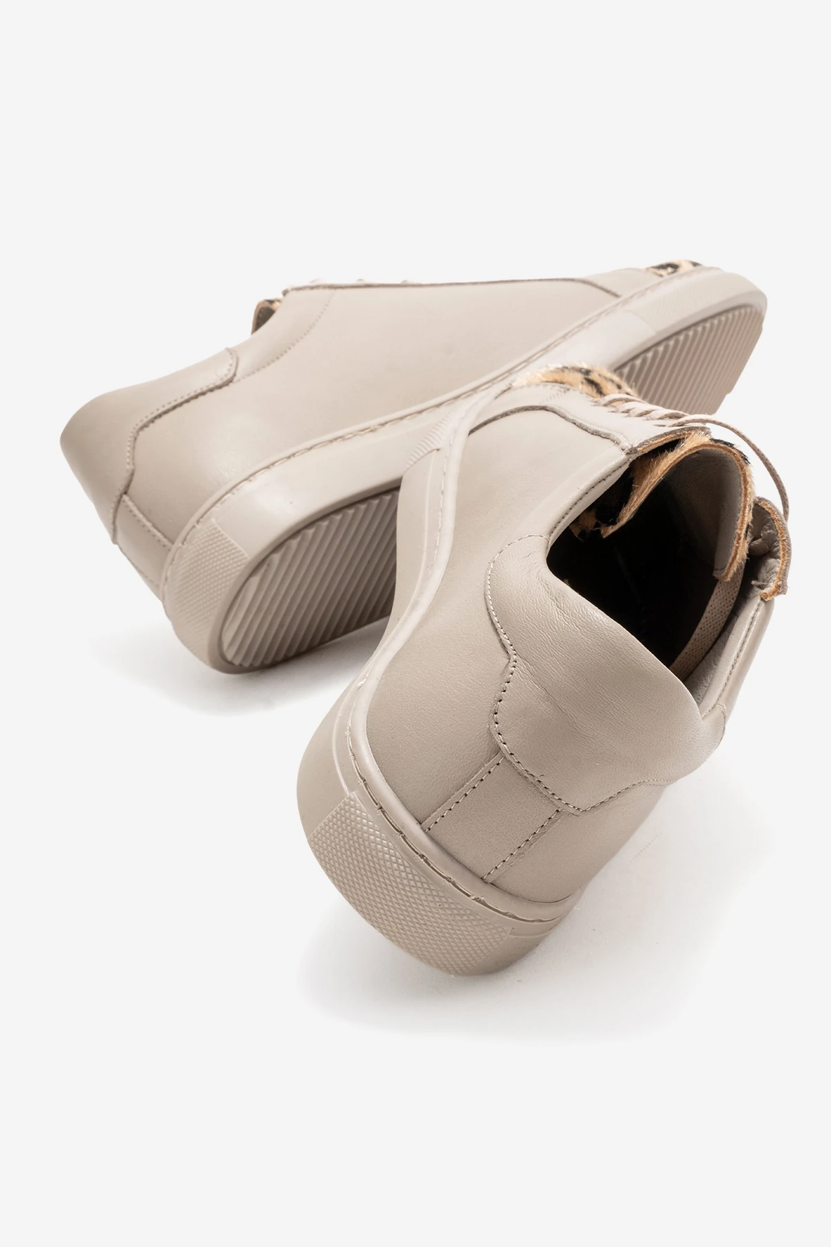 Brendon Kadın Spor Ayakkabı Gri-Leopar