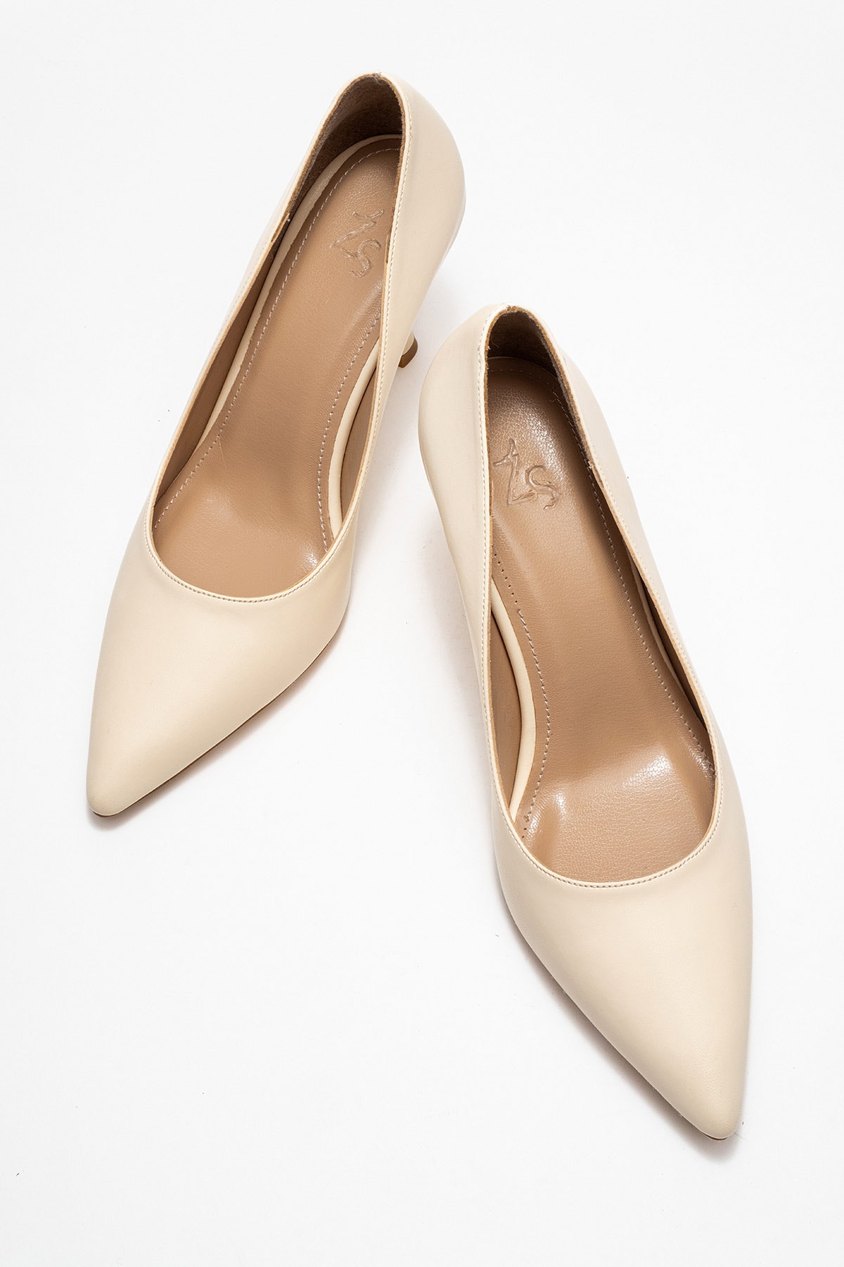 Anesilay Kadın Stiletto Bej