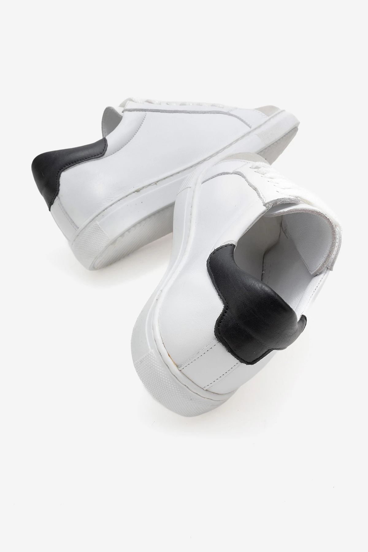 Brendon Kadın Spor Ayakkabı Beyaz-Leopar-Siyah