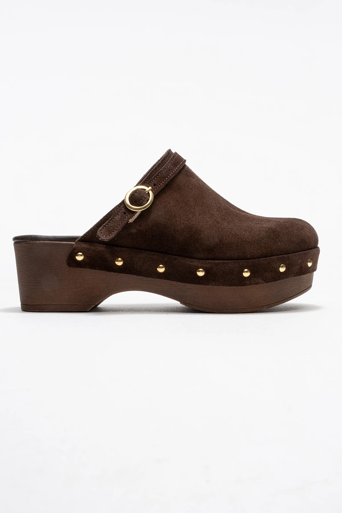 Beloni Kadın Deri Takunya Terlik Kahve Süet