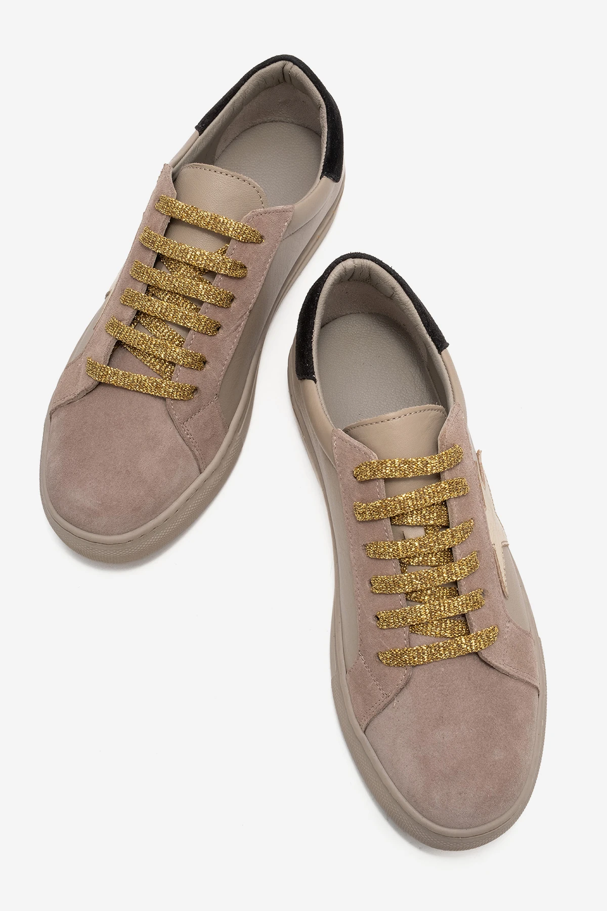 Brendon Kadın Spor Ayakkabı Gri-Siyahsüet