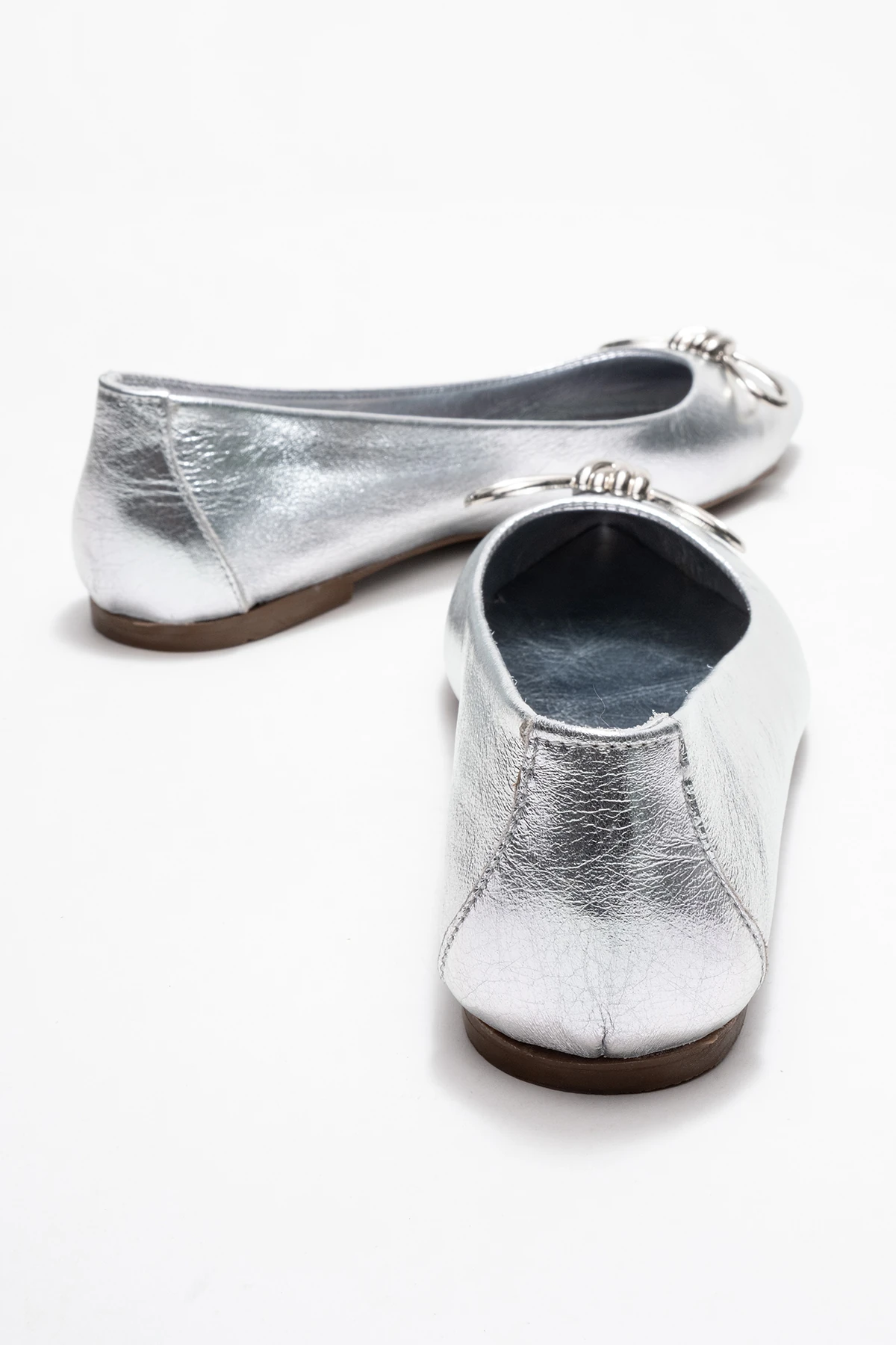 Veibola Kadın Deri Babet Lame