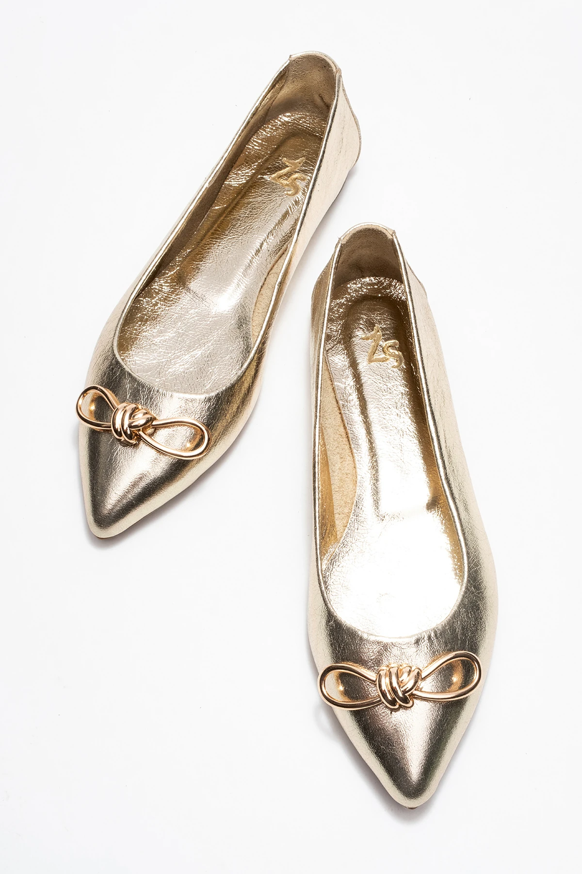 Veibola Kadın Deri Babet Dore