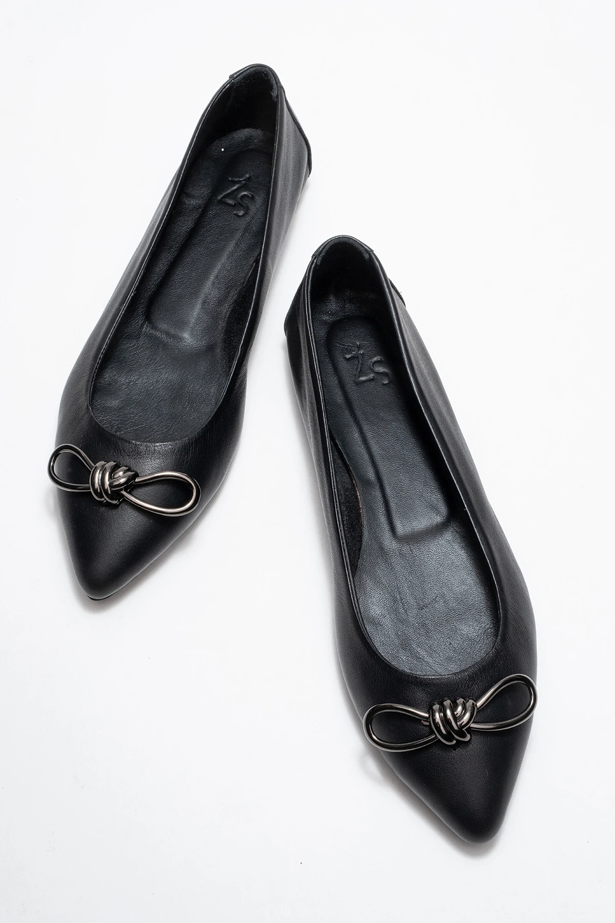 Veibola Kadın Deri Babet Siyah