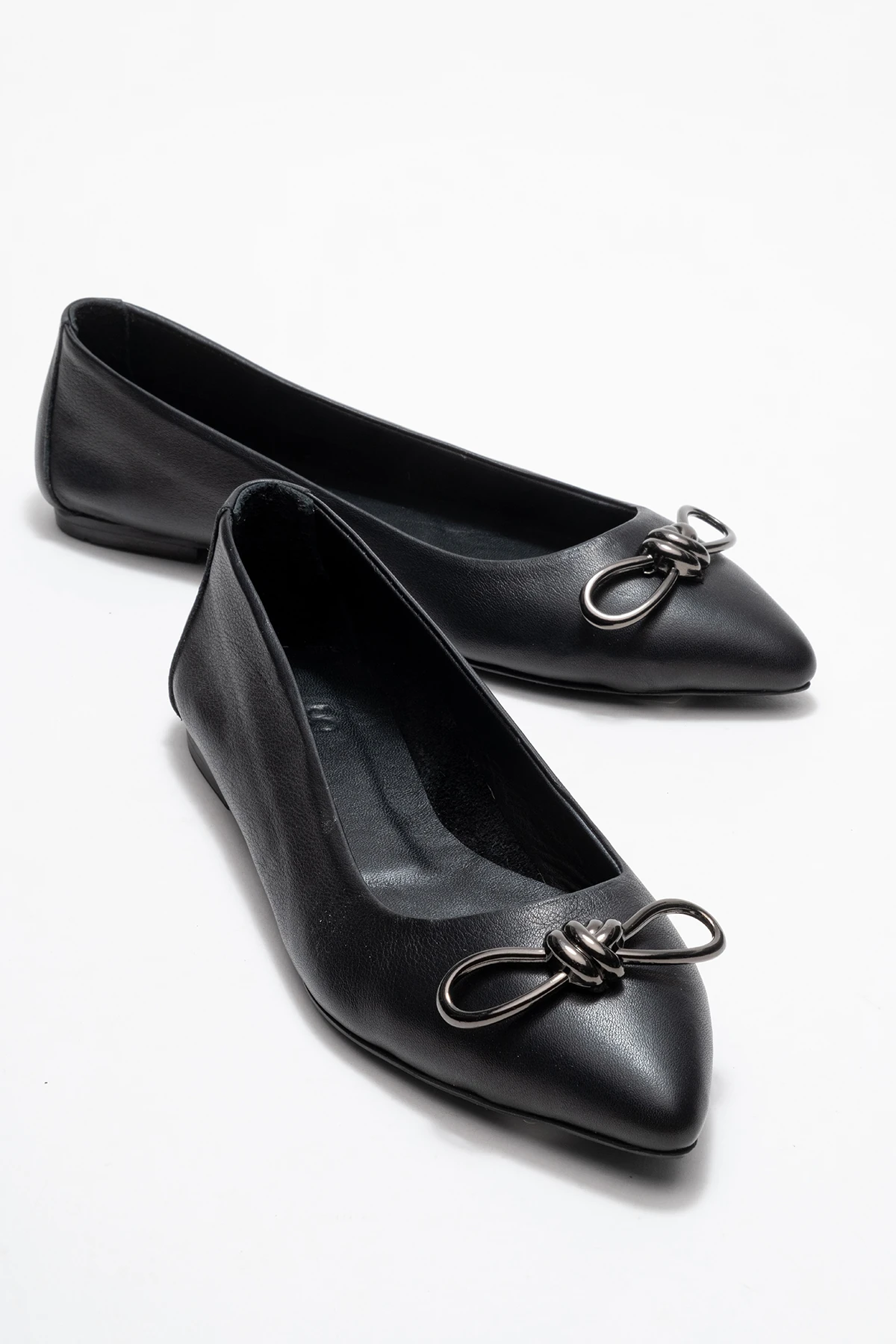 Veibola Kadın Deri Babet Siyah