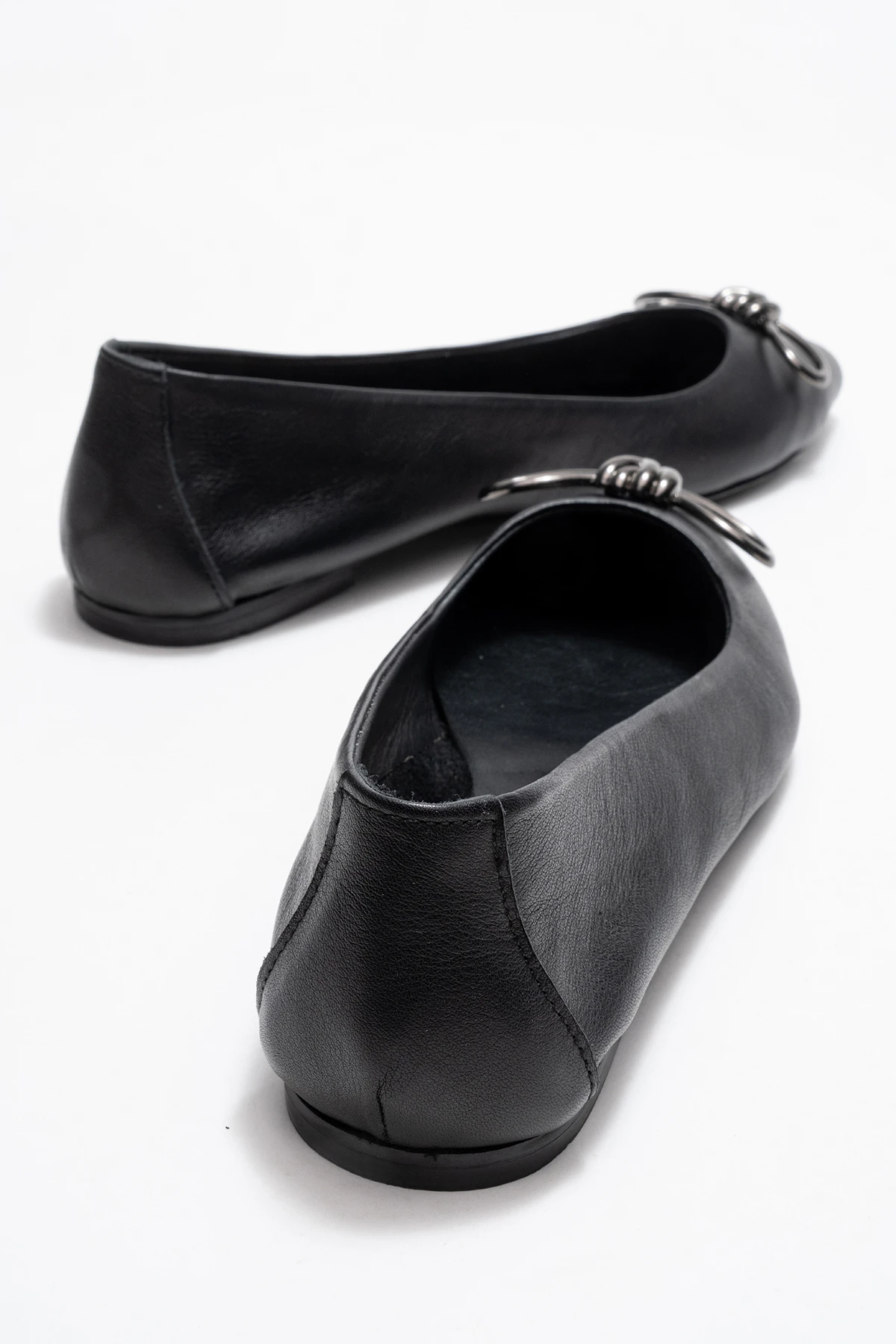 Veibola Kadın Deri Babet Siyah