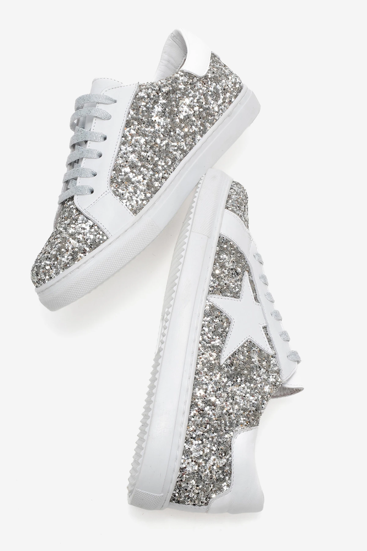 Brendon Kadın Spor Ayakkabı Beyaz-Cam-Kırığı