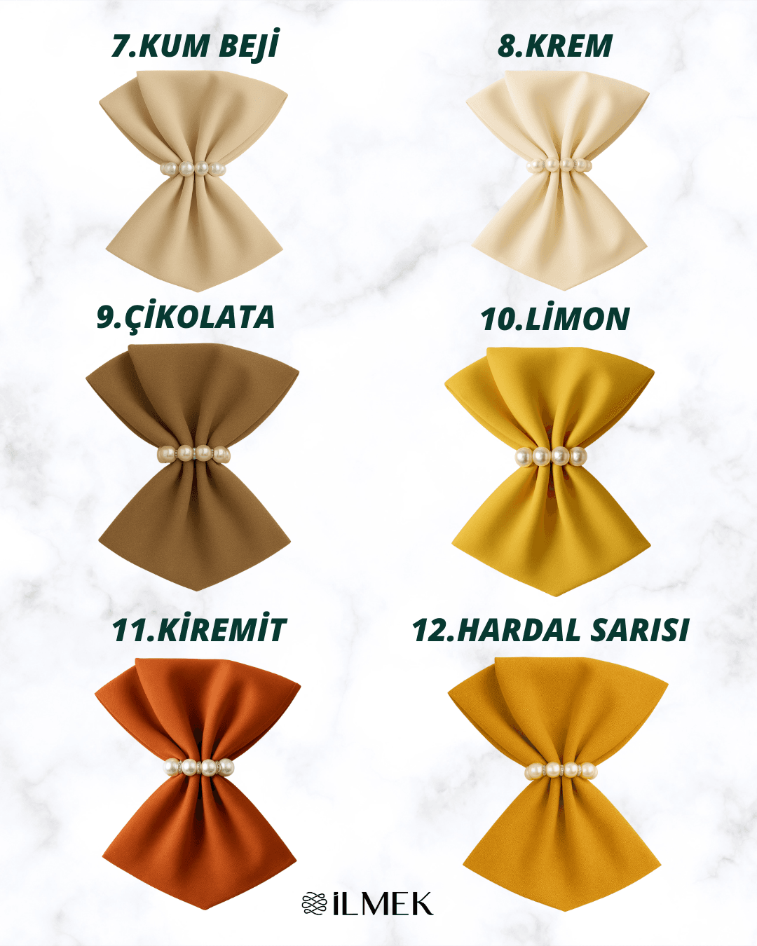 Limon Rengi 45x45cm Kumaş Peçete (Halka Hediyeli)