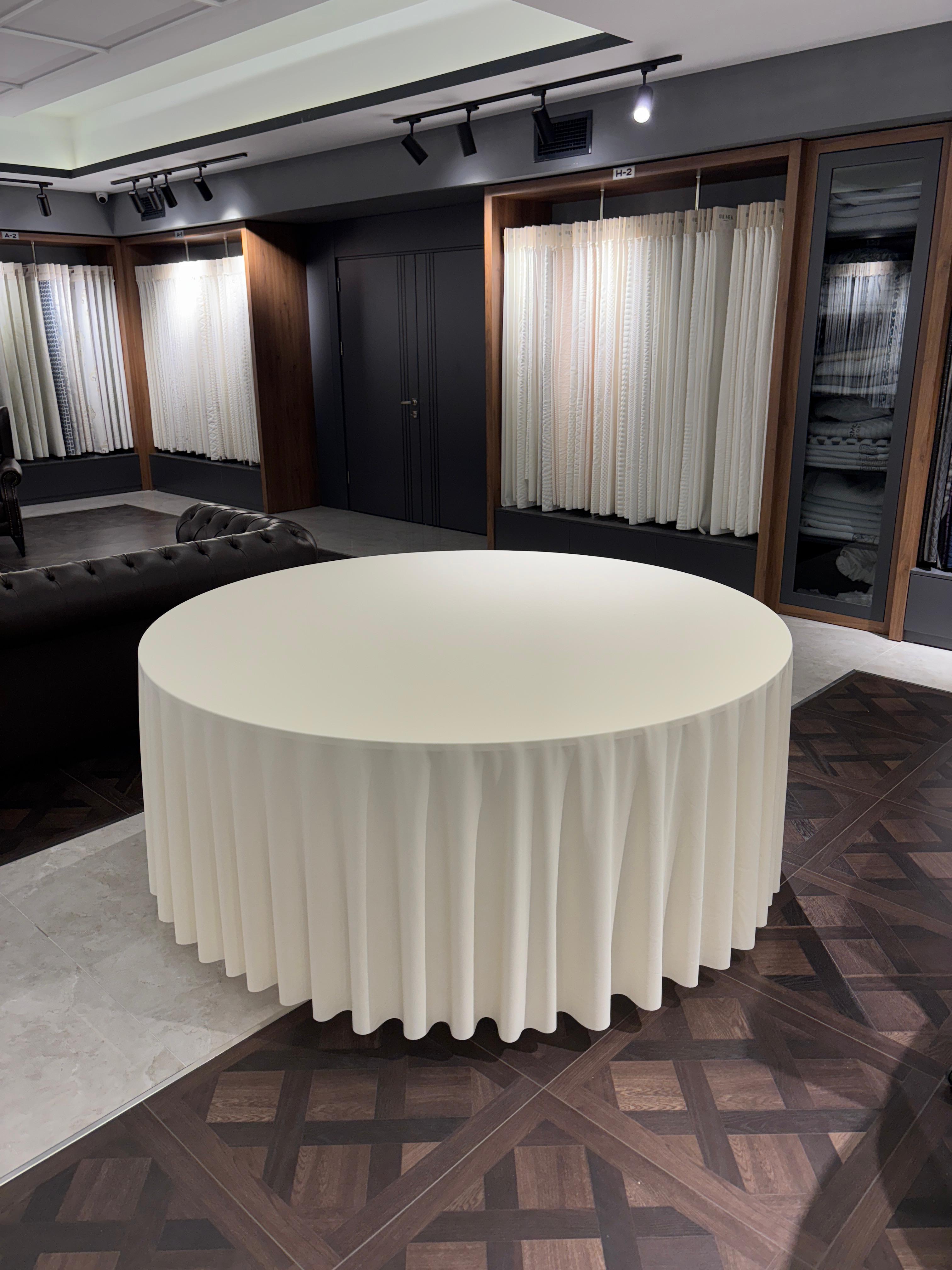 Krem 320cm Masa Örtüsü / Jarse Kumaş