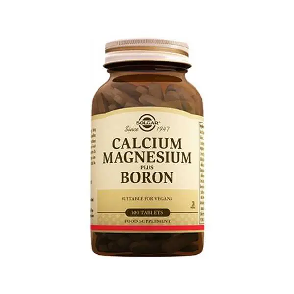 SOLGAR Calcium Magnesium Plus Boron Takviye Edici Gıda 100 Tablet Satın ...