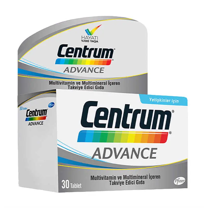 CENTRUM Advance Multivitamin ve Multimineral Takviye Edici Gıda 30 ...
