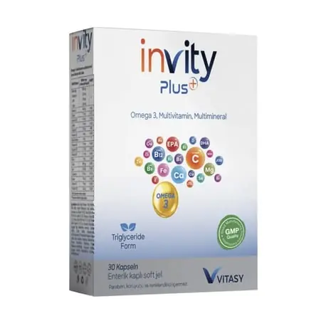 Invity VITASY İnvity Plus+ 30 Kapsül Satın Al ⭐ Fiyat, Yorum, Kampanya ...