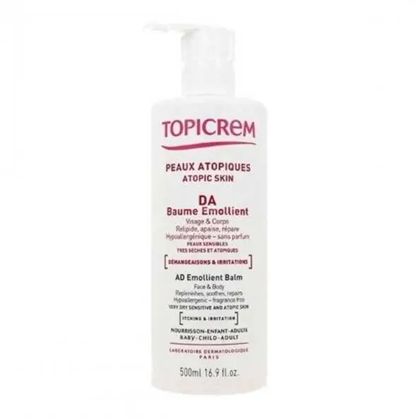 TOPICREM DA Emollient Balm Kuru ve Çok Kuru Ciltler için Yüz ve Vücut ...