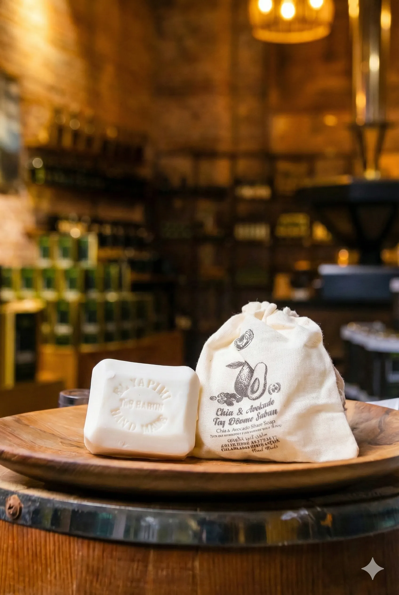 Chia & Avokado Taş Dövme Sabun (120 Gr.)