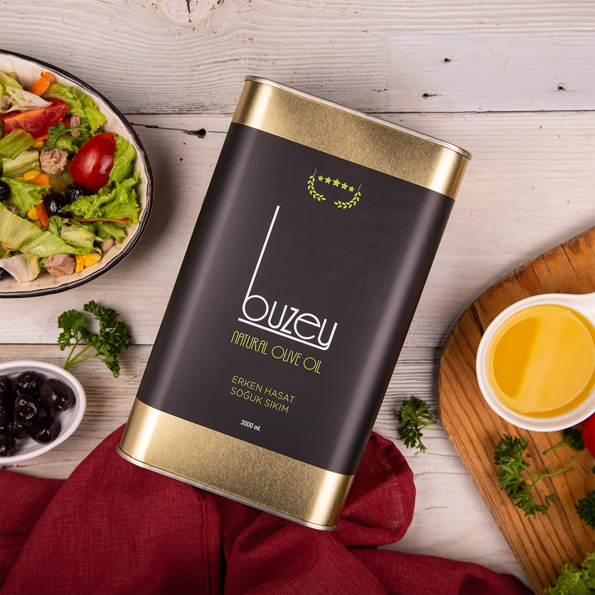 Erken Hasat Soğuk Sıkım 3lt Teneke 2025-2026 ( Yeni Hasat )