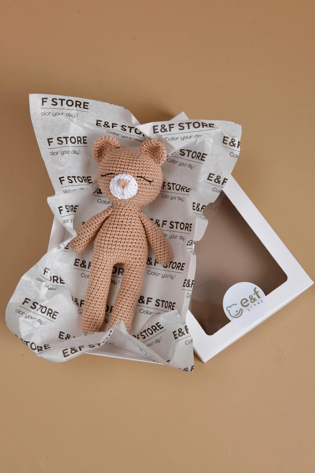 Amigurumi Oyuncak  - Krem Ayıcık