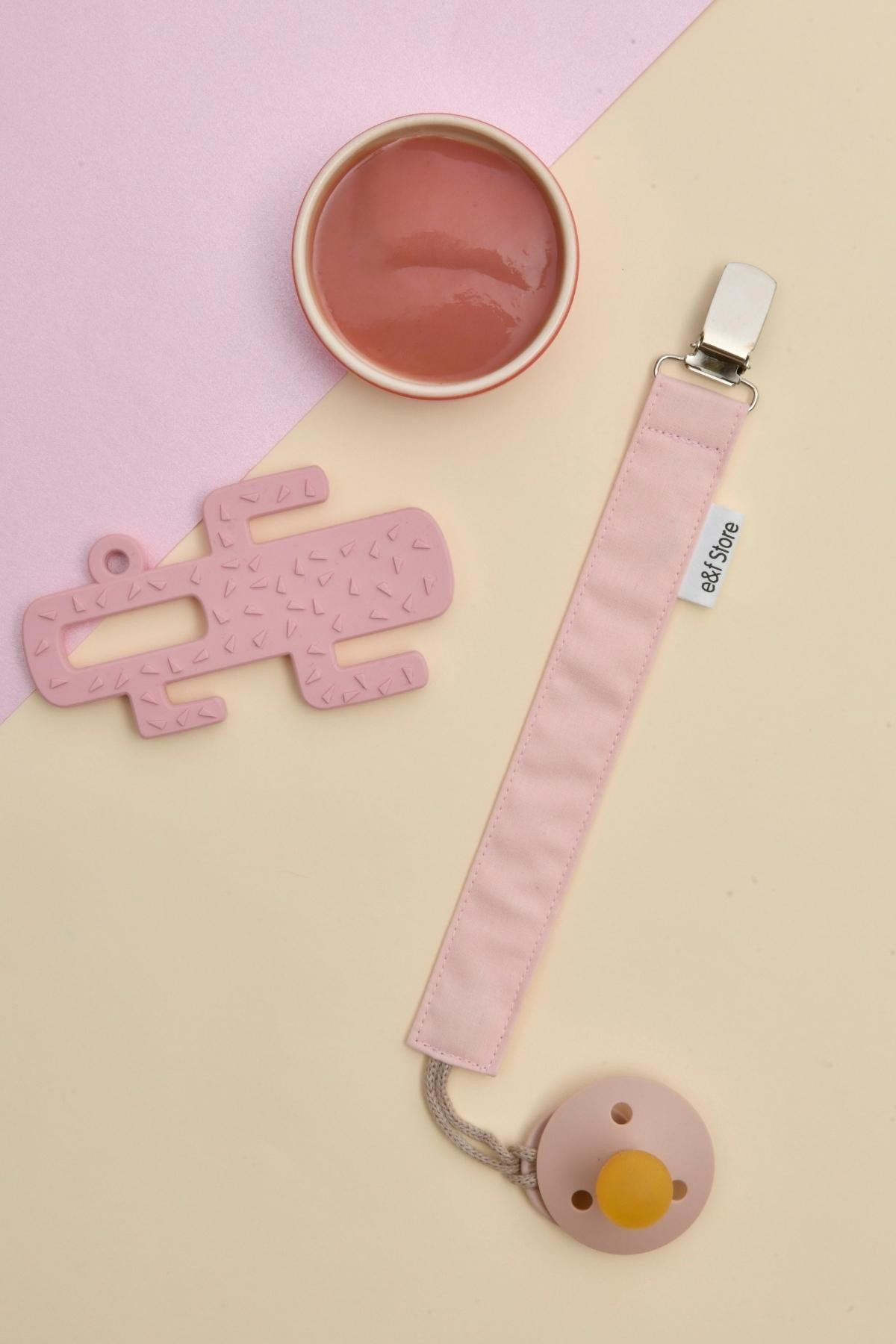 4'lü Emzik Askısı Seti - Sarı - Pembe - Mint Yeşili - Lila