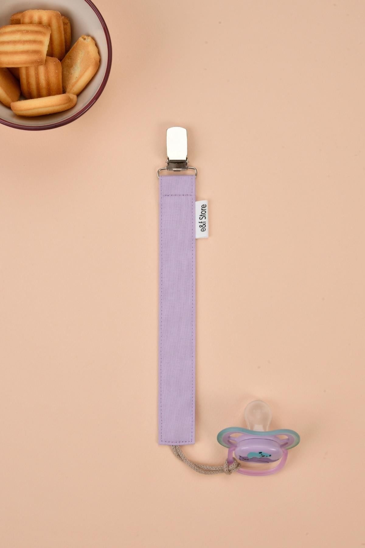 4'lü Emzik Askısı Seti - Sarı - Pembe - Mint Yeşili - Lila