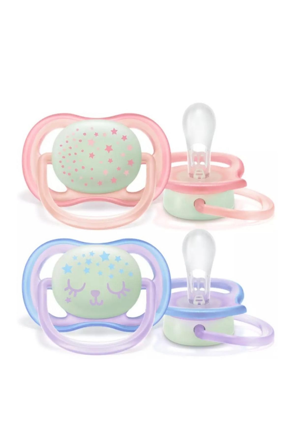 İkinci Şans - Philips Avent Ultra Air Gece Emziği 0-6 Ay Kız