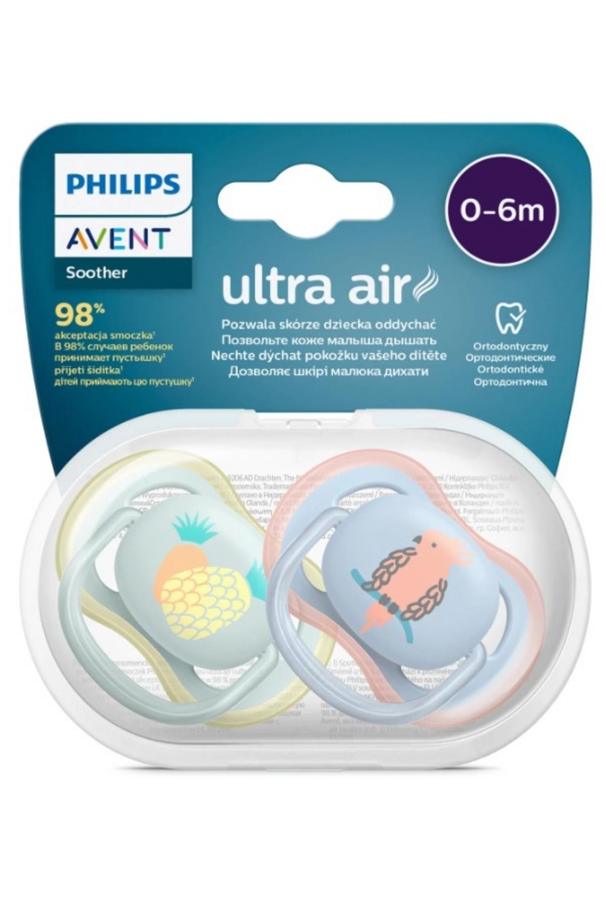 İkinci Şans - Philips Avent Ultra Air Emzik 0-6 Ay 2'li Erkek