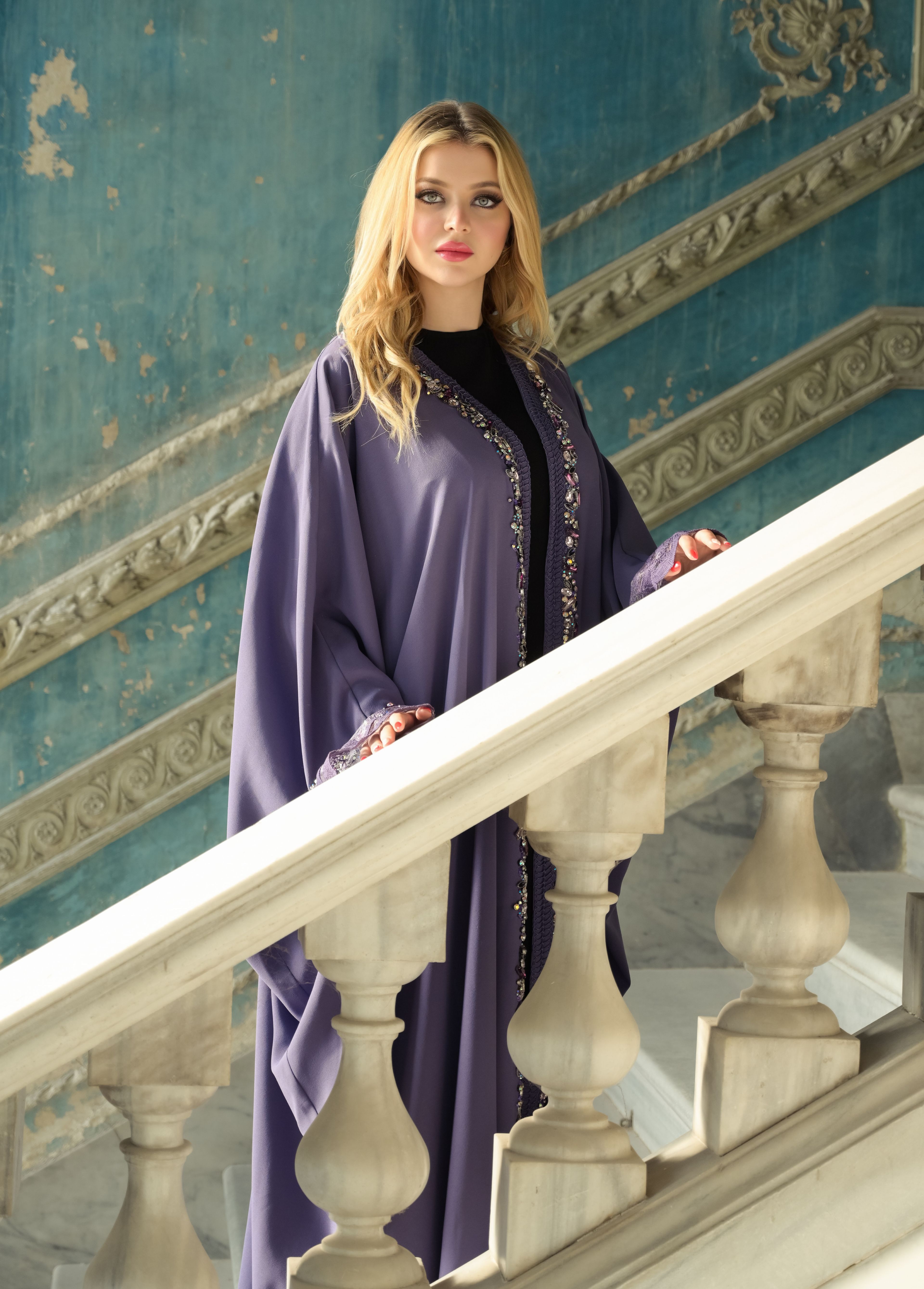 Lavender Abaya