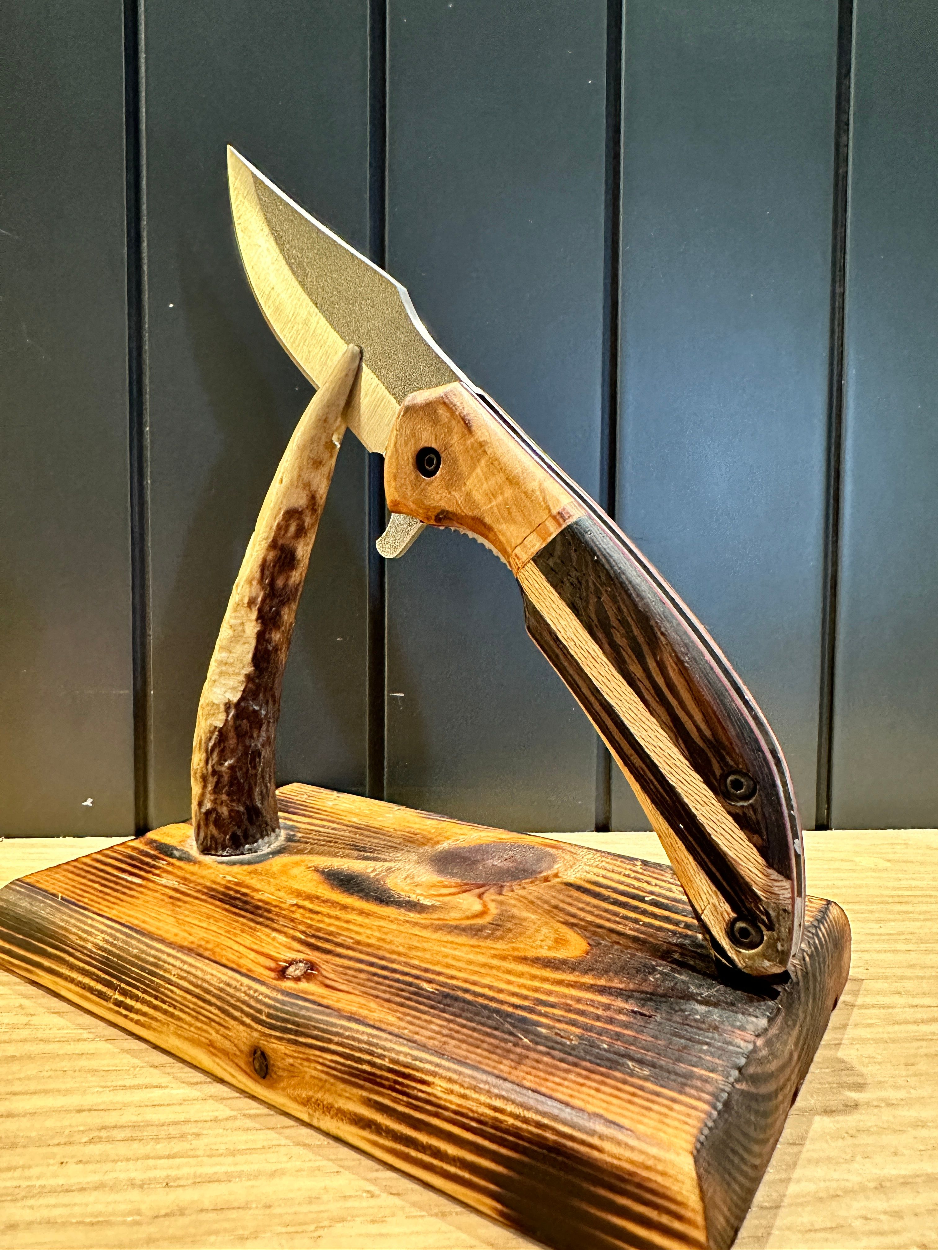 Vintage Wood Pocket Knife