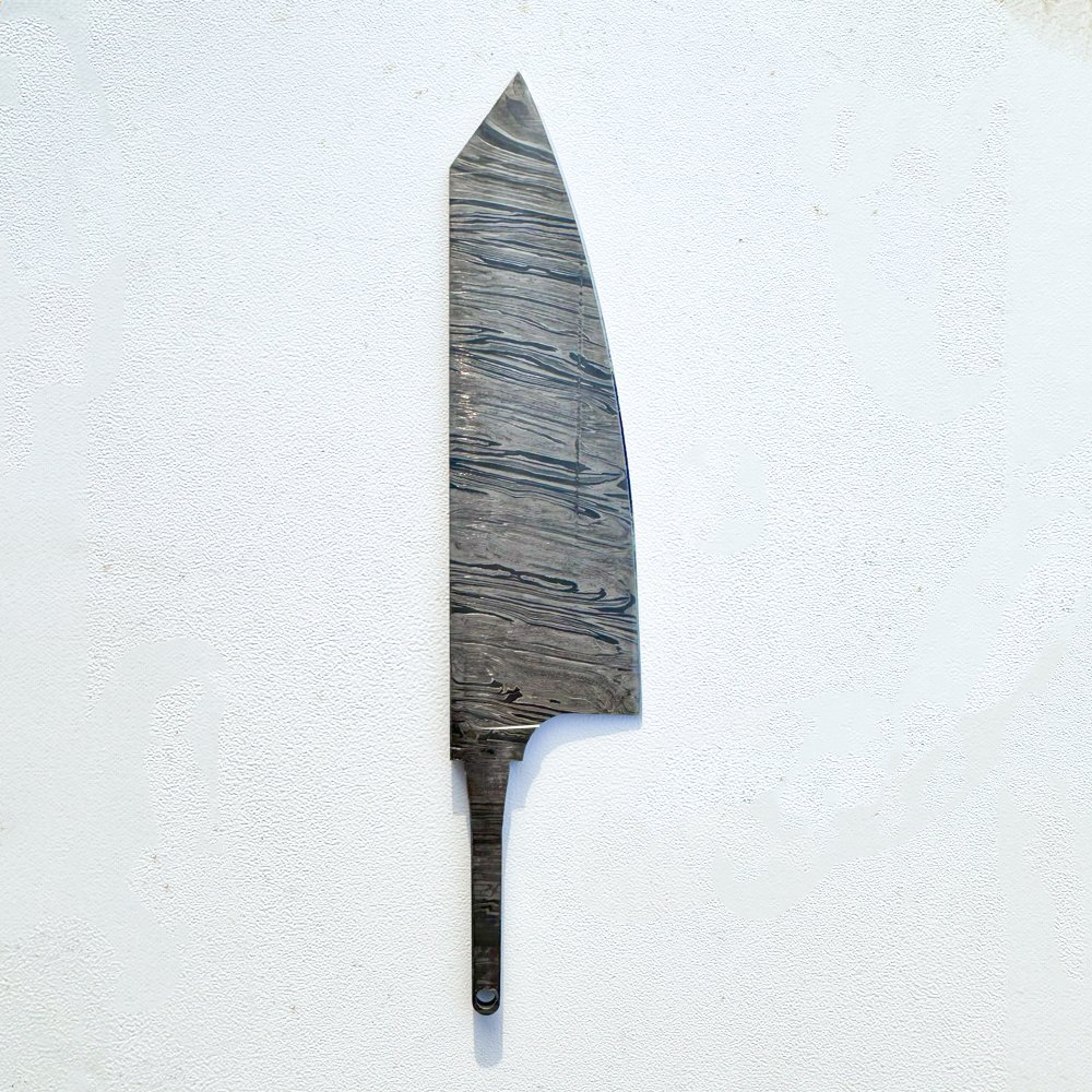 Damascus Bıçak Çeliği 20 cm