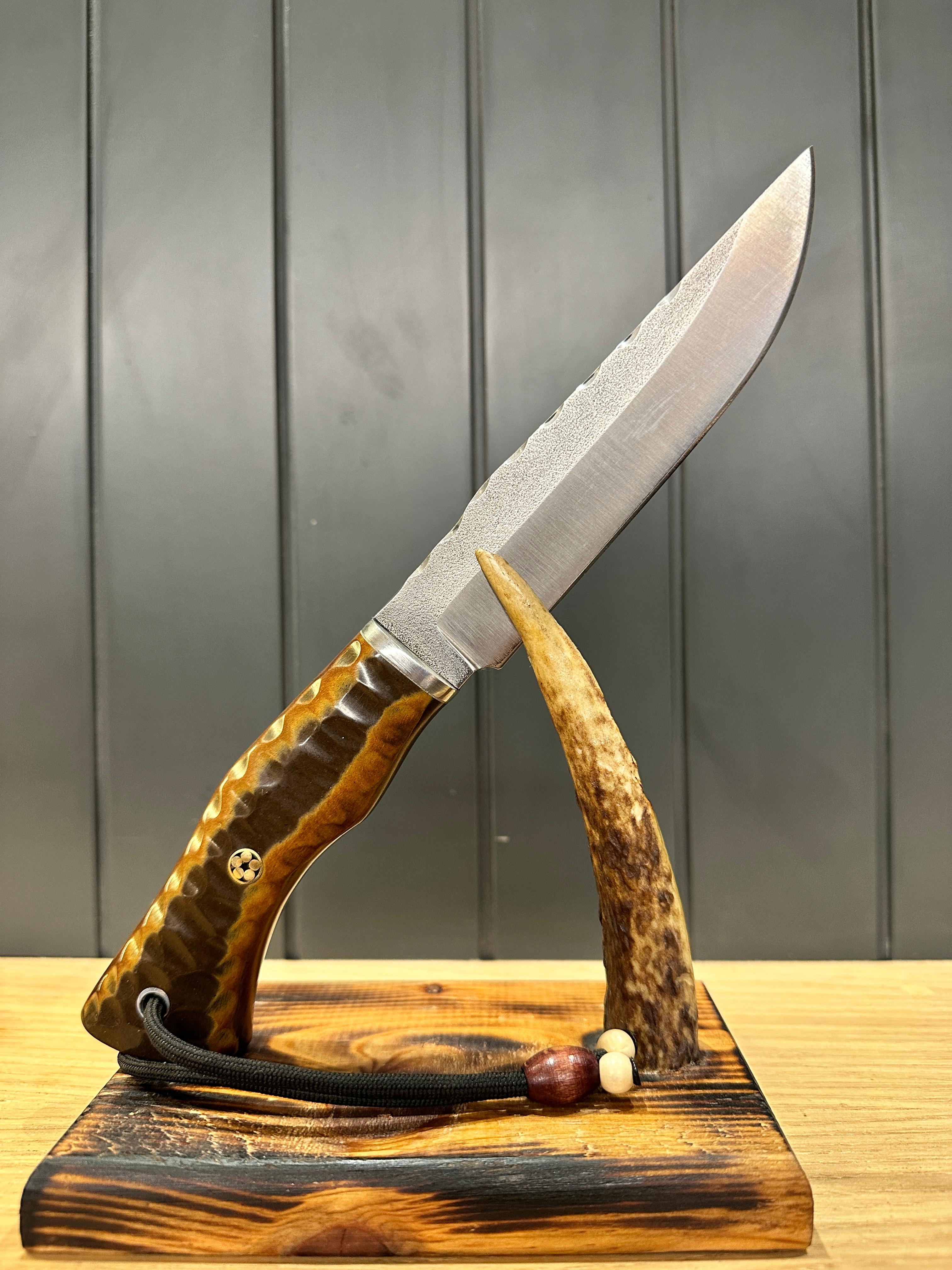 Bushcraft Dramer İşlemeli Avcı Bıçağı 27 cm