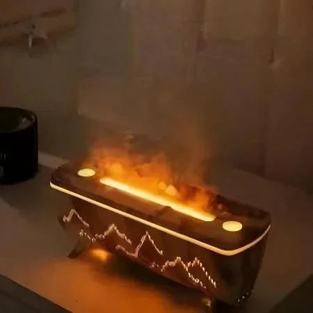 Hava Nemlendirici ve Aromaterapi Makinesi - 3 Renk Led Işık