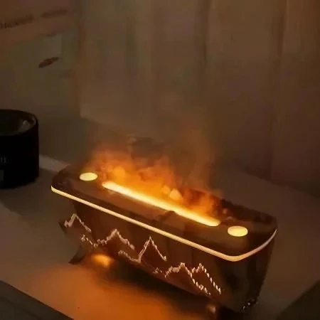 Hava Nemlendirici ve Aromaterapi Makinesi - 3 Renk Led Işık