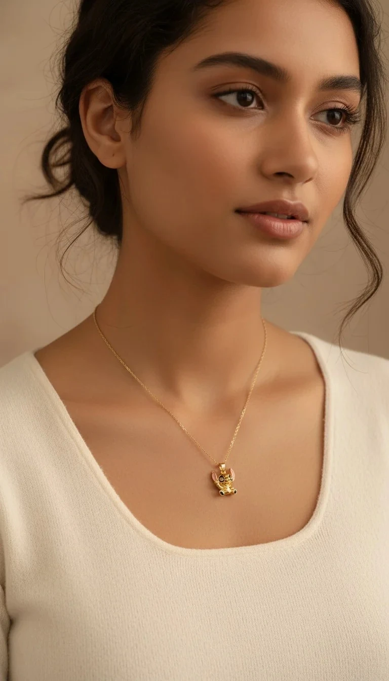 STİTCH ÇELİK KOLYE